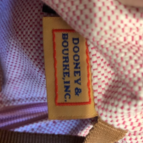 Dooney & Burke Wristlet/Clutch Black w/brown accent - Picture 5 of 6